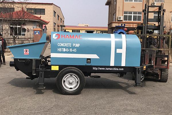 HBT40 electrical concrete pump in Kenya